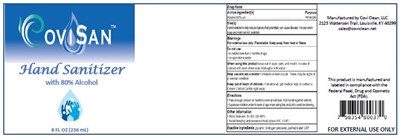 8 Ounce Bottle Label (Covisan 8 Oz Label)